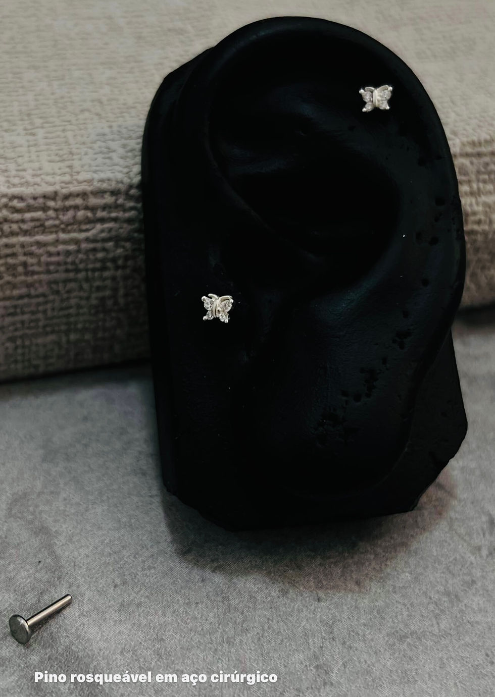 Piercing borboleta 🦋 zircônia