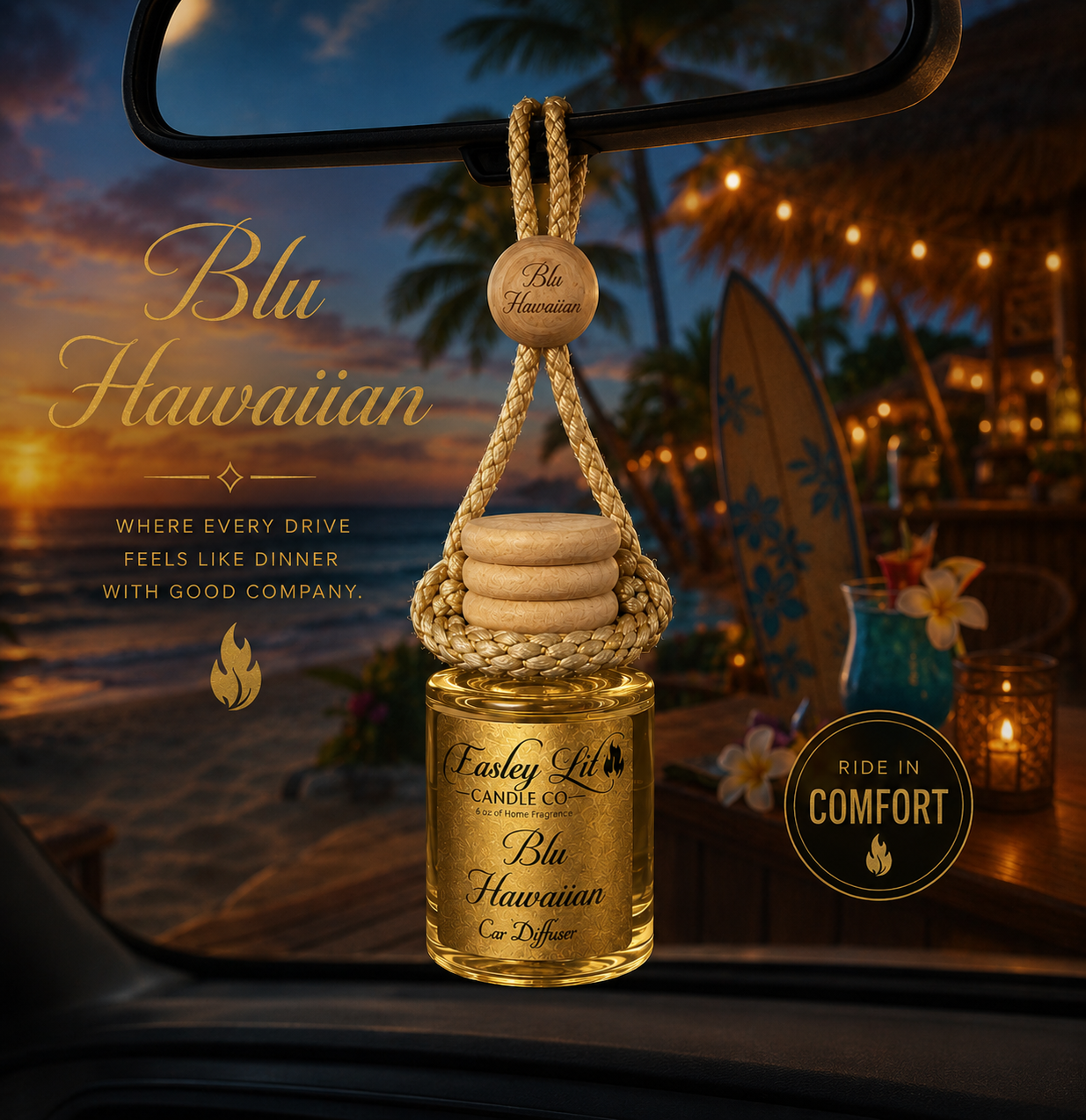 Car Diffuser (Blu Hawaiian)