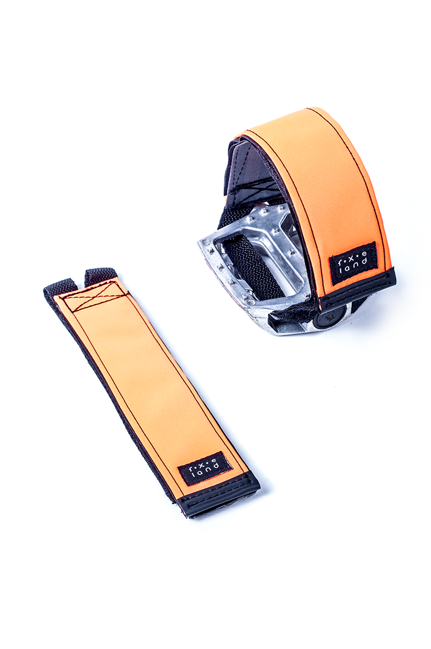 PEDAL STRAPS / FLUORESCENT ORANGE