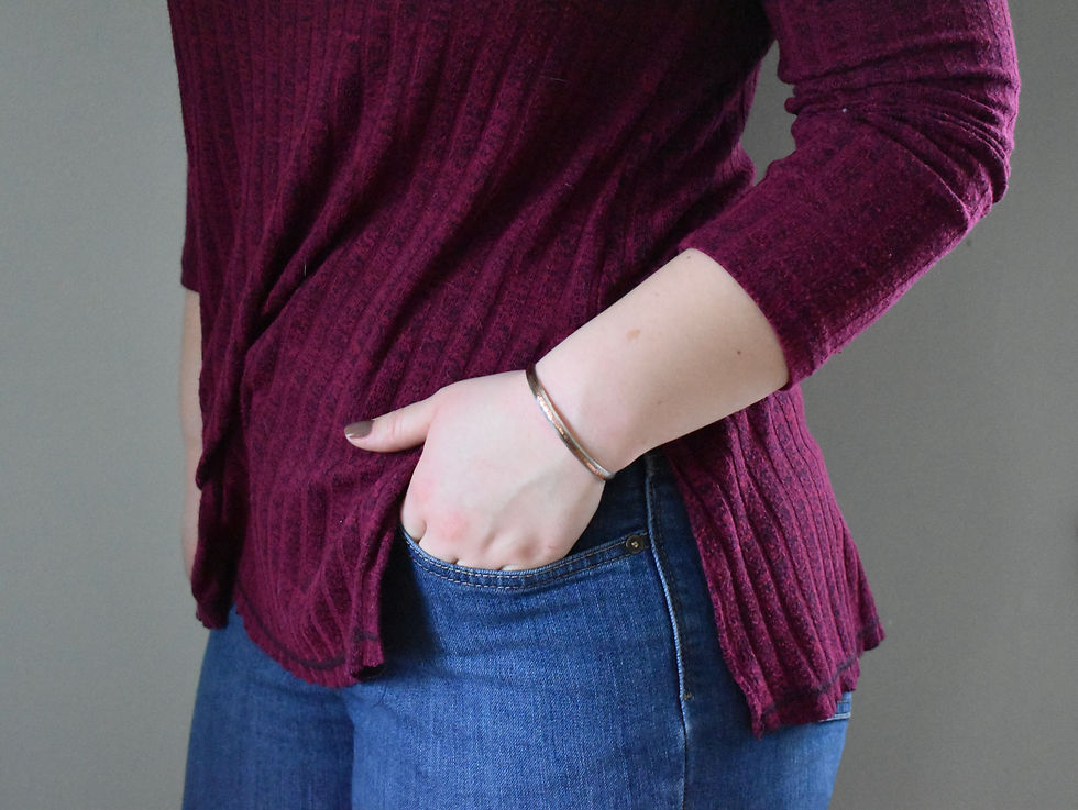 Thumbnail: Medium Copper Inlay Cuff