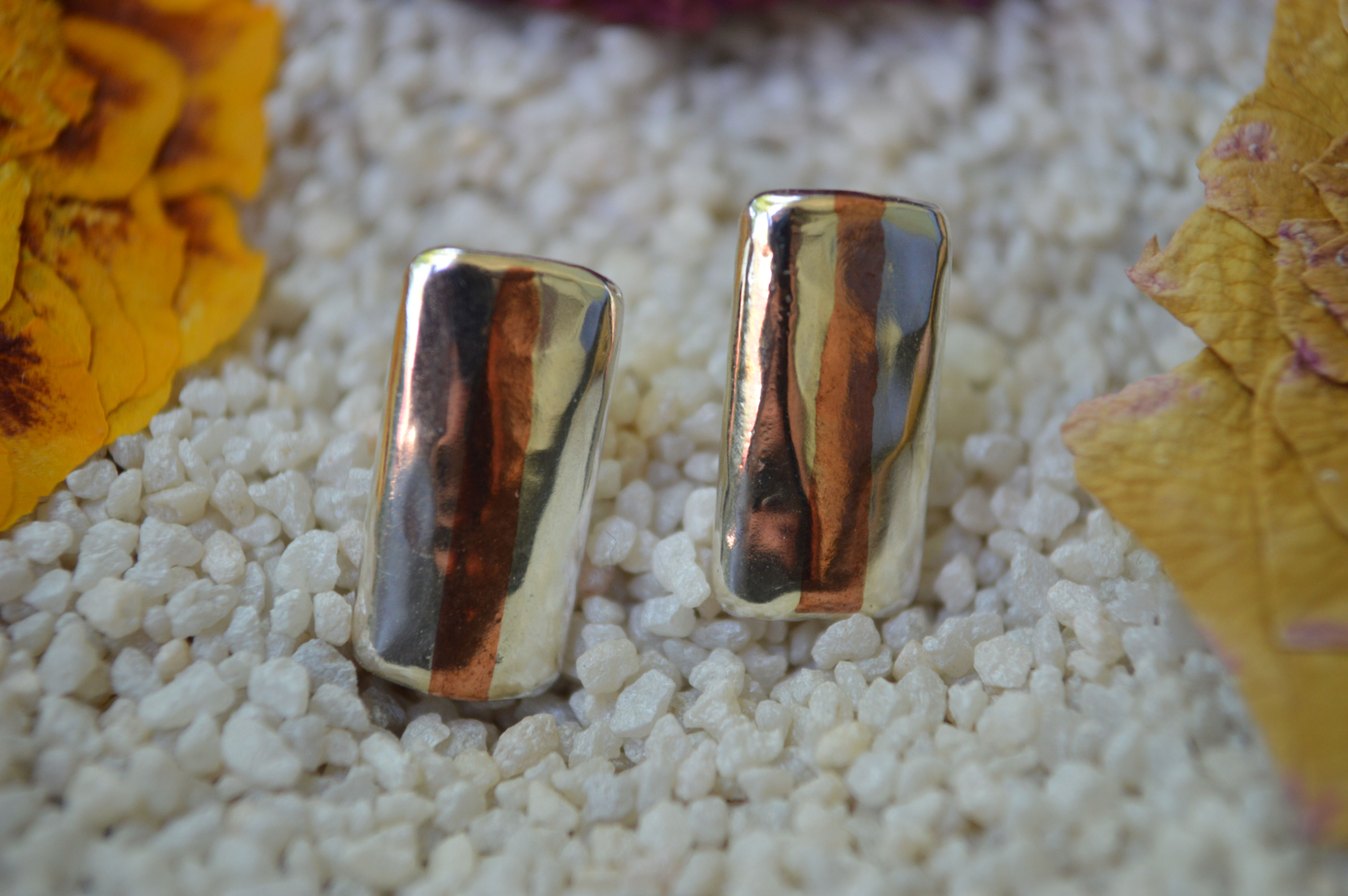 Copper Inlay Studs