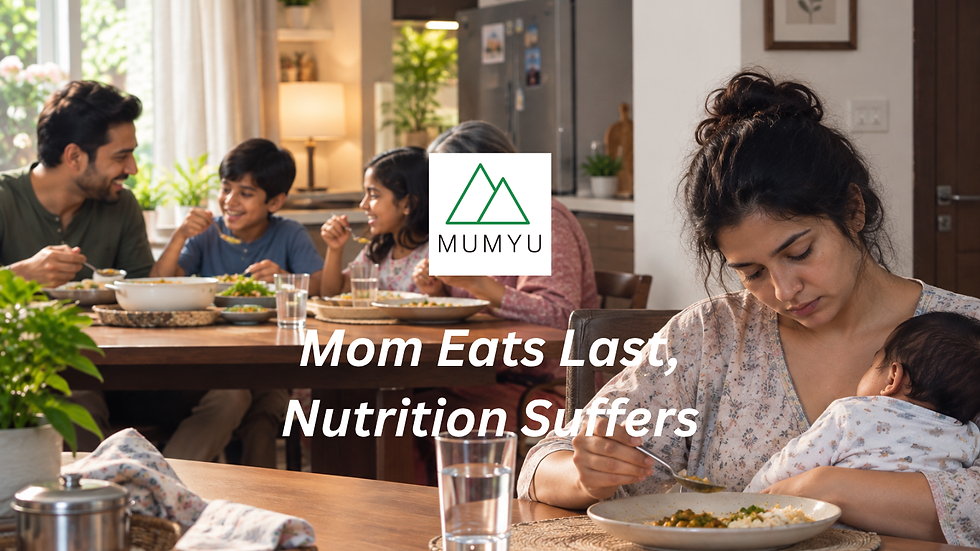 "Mother’s nutrition takes backseat"
