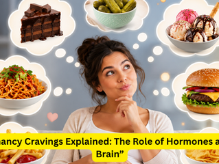 “Pregnant mother experiencing emotional and physical food craving response”