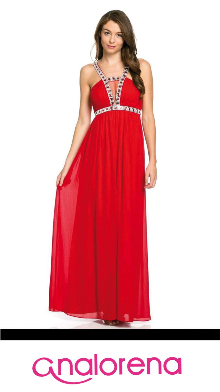 VESTIDO DE FIESTA, GRADUACIÓN, PEDRERIA EN TIRANTES