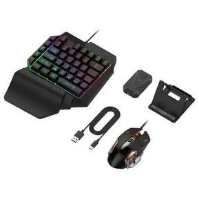 Combo Gamer Celular 5 En 1 Soporte Celu Pad Mouse Bluetooth