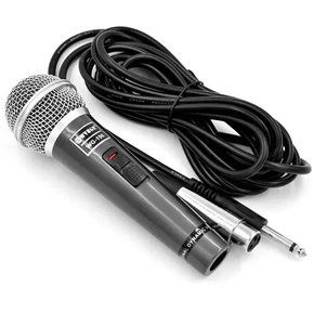 Micrófono Wvngr Alámbrico Wg-196 Con Cable Plug 6.3mm