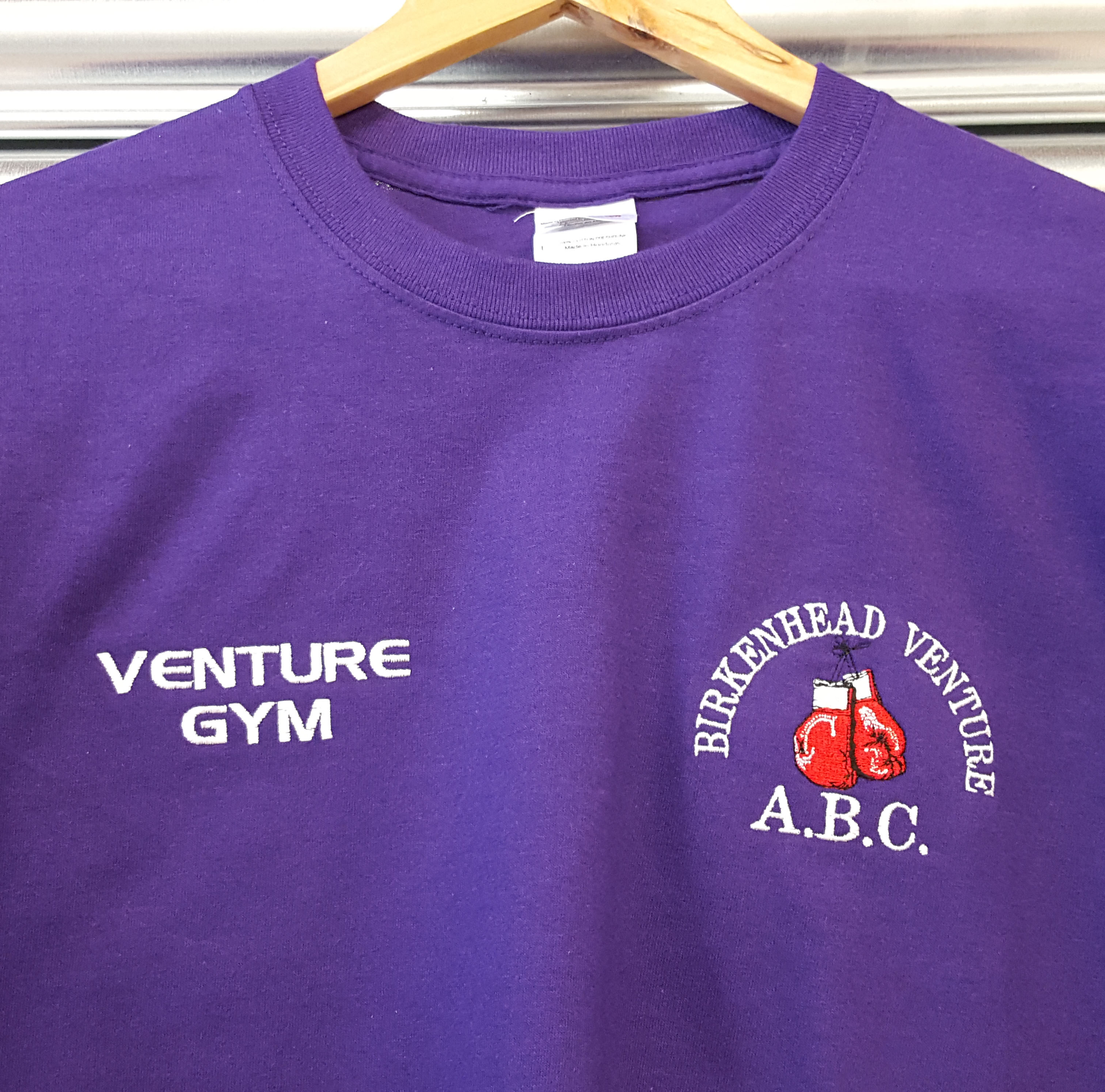 T-shirt Birkenhead Boxing Club - Marque Fruit Of The Loom, Neuf Sans étiquettes - Pour Les Fans De Boxe Ou De Sport