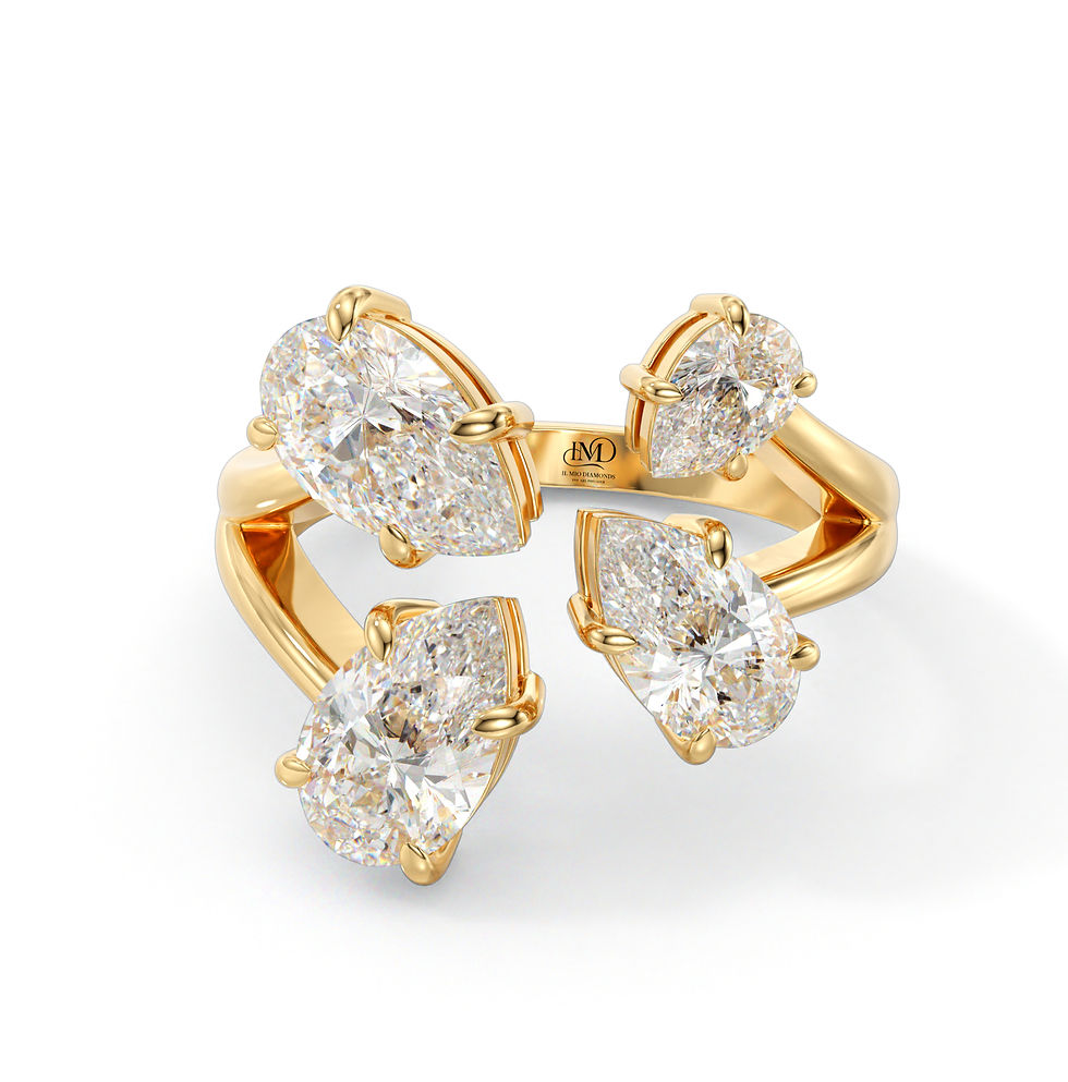 תמונה ממוזערת: 4 Multi Pears Ring