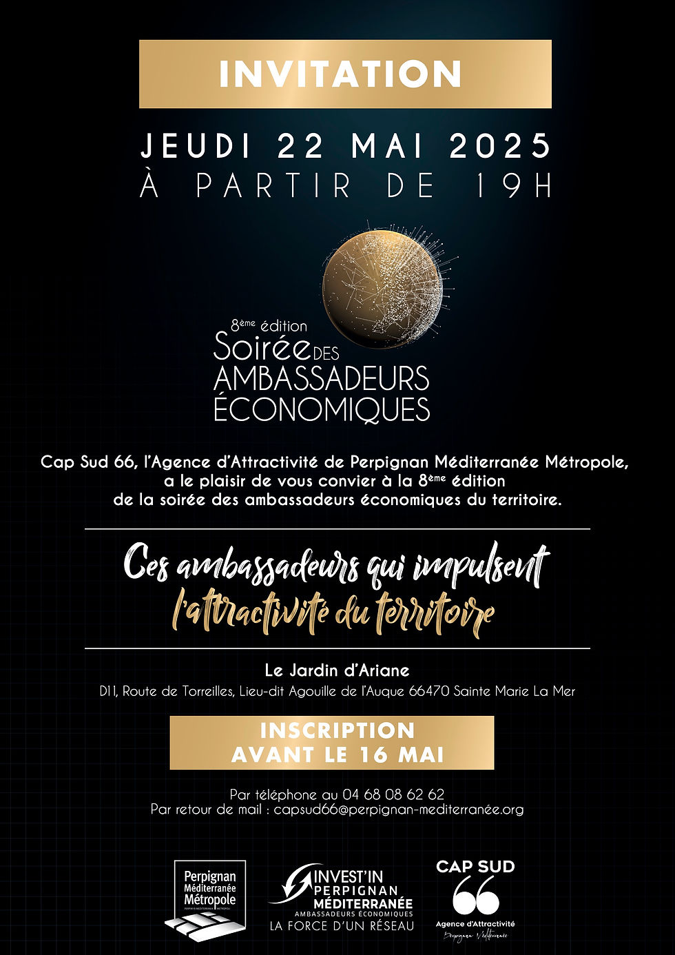 Evening of Economic Ambassadors INVEST'IN PERPIGNAN MEDITERRANEE