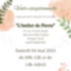 Portes Ouvertes L'ATELIER DE PIERRE MAI 2024