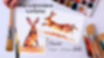 Mini Watercolour Workshop: Hares
