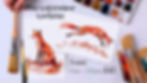 Mini Watercolour Workshop: Foxes