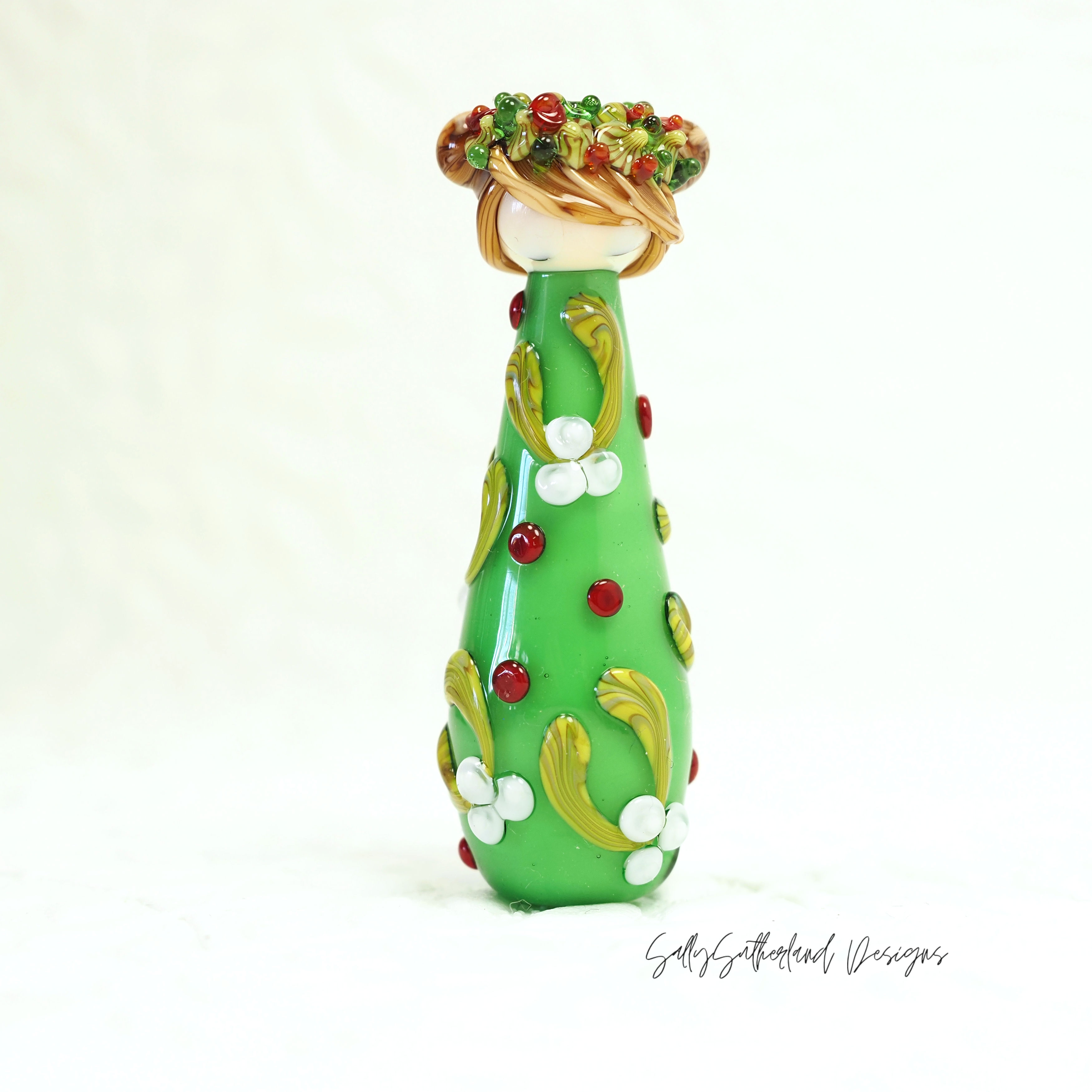 Mistletoe Lost Girl, Doll Bead