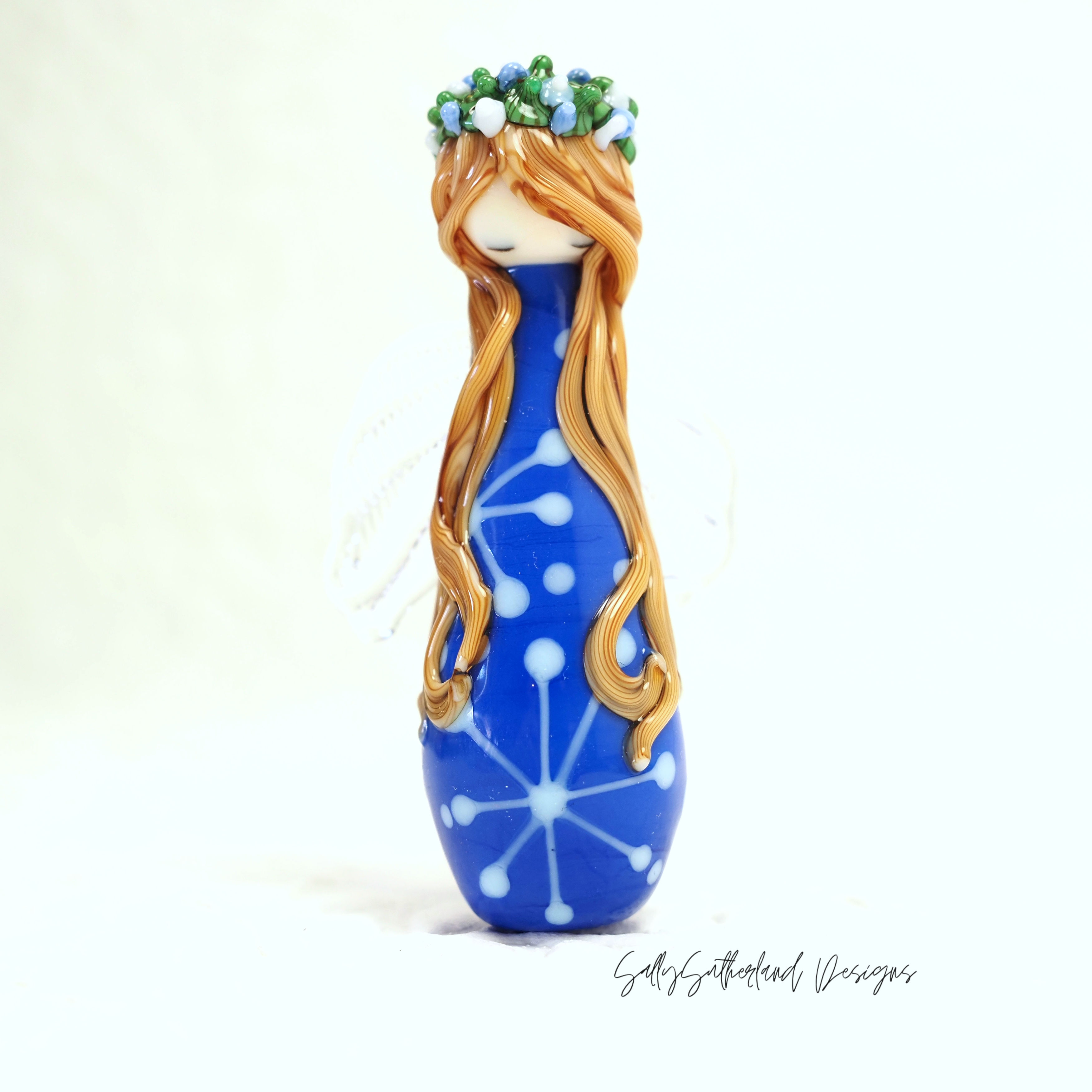 Snowflake Angel, Lost Girl, Doll Bead