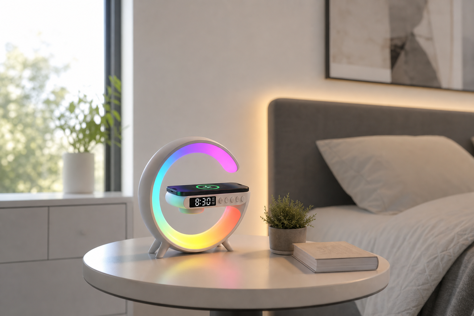 Transforme Seu Ambiente com a Luminária Smart Speaker RGB
