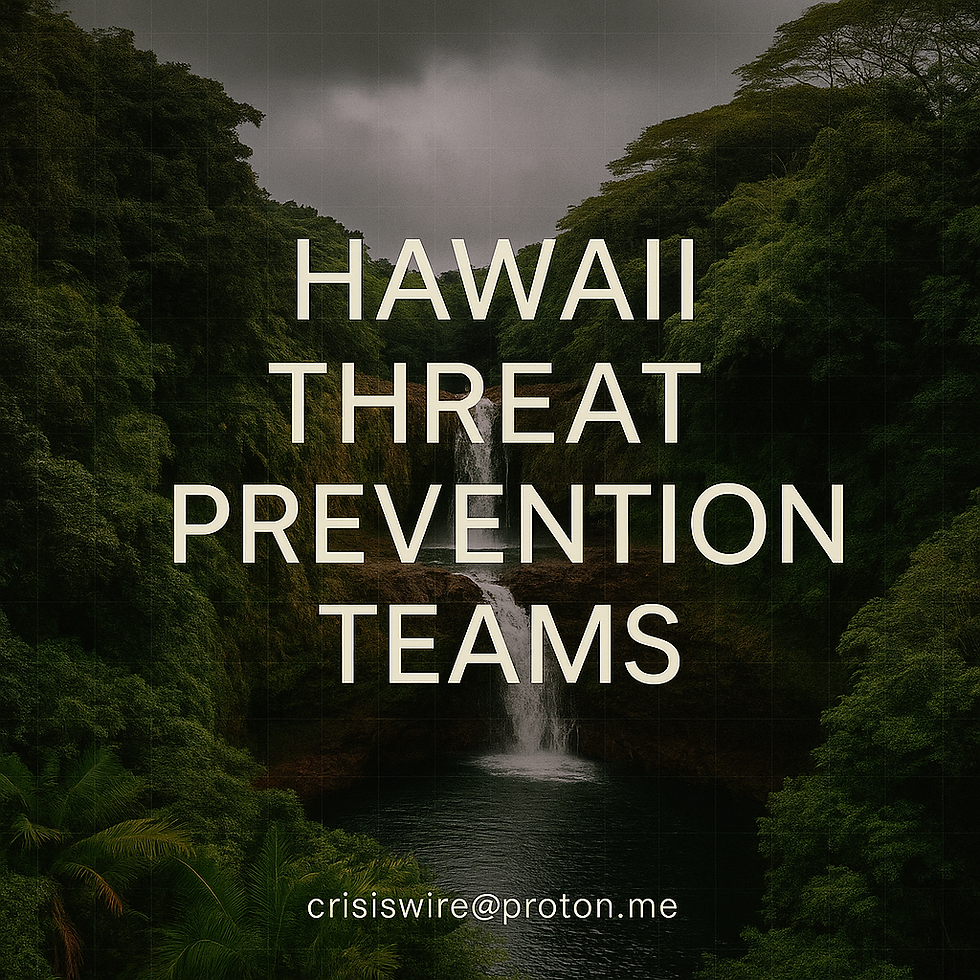 Hawaii Schools Need Threat Prevention Teams How CrisisWire Bridges the Critical Gap