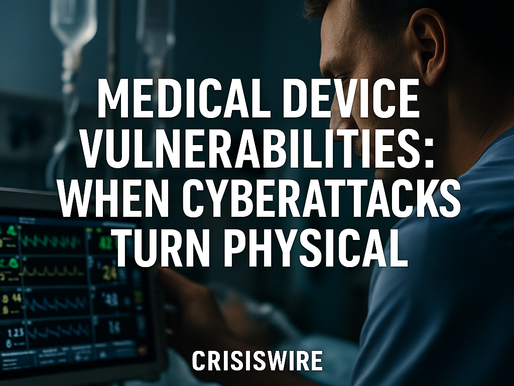 Medical Device Vulnerabilities: When Cyberattacks Turn Physical