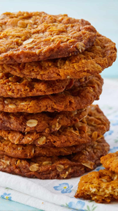 Australian Anzac Biscuits (Oat Coconut Crisps)