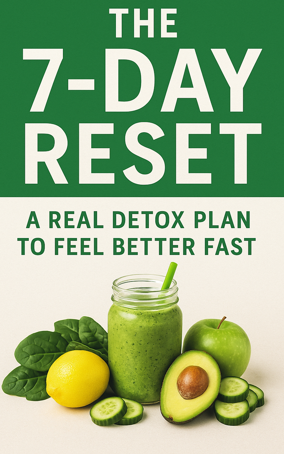 The 7-Day Reset: A Real Detox Plan to Feel Better Fast: Ditch the Bloat, Clear Your Mind, and Recharge Your Body in Just One Week