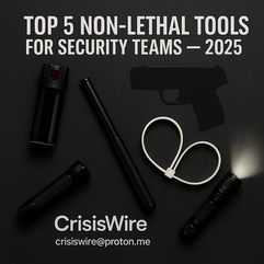 Best Non-Lethal & Less-Lethal Tools for Security Guards (Top 5 — 2025)