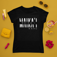 Unleash Your Style with Trendsetting Maikai Oahu Hawaii Branded T-Shirts - Get Noticed!
