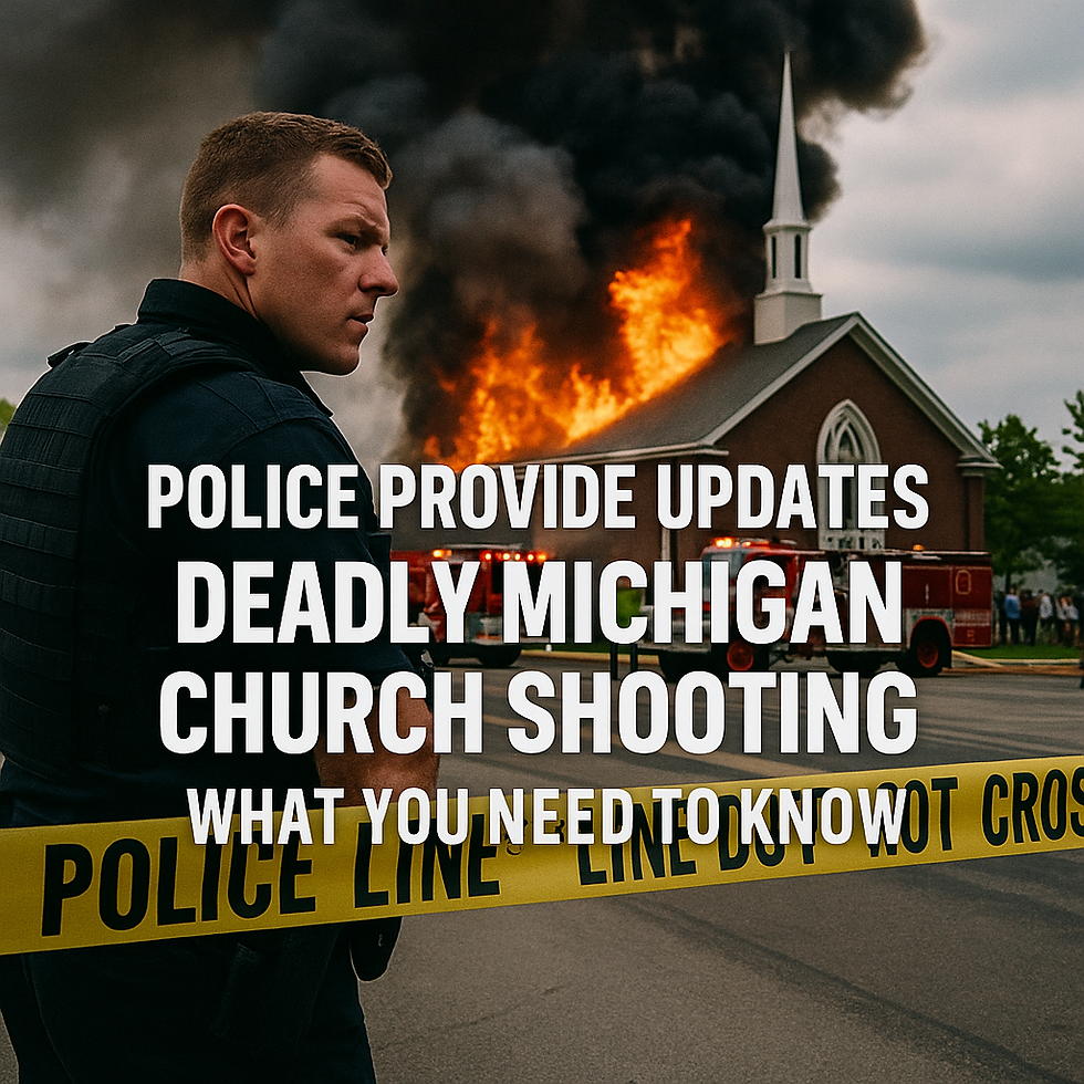 Police Provide updates On Deadly Michigan Church Shooting What You Need To Know