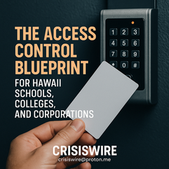The Access Control Blueprint for Hawaiʻi Schools, Colleges, and Corporations