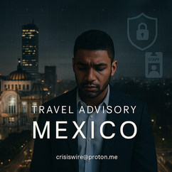 Travel Advisory - United Mexican States Exercise Increased Caution