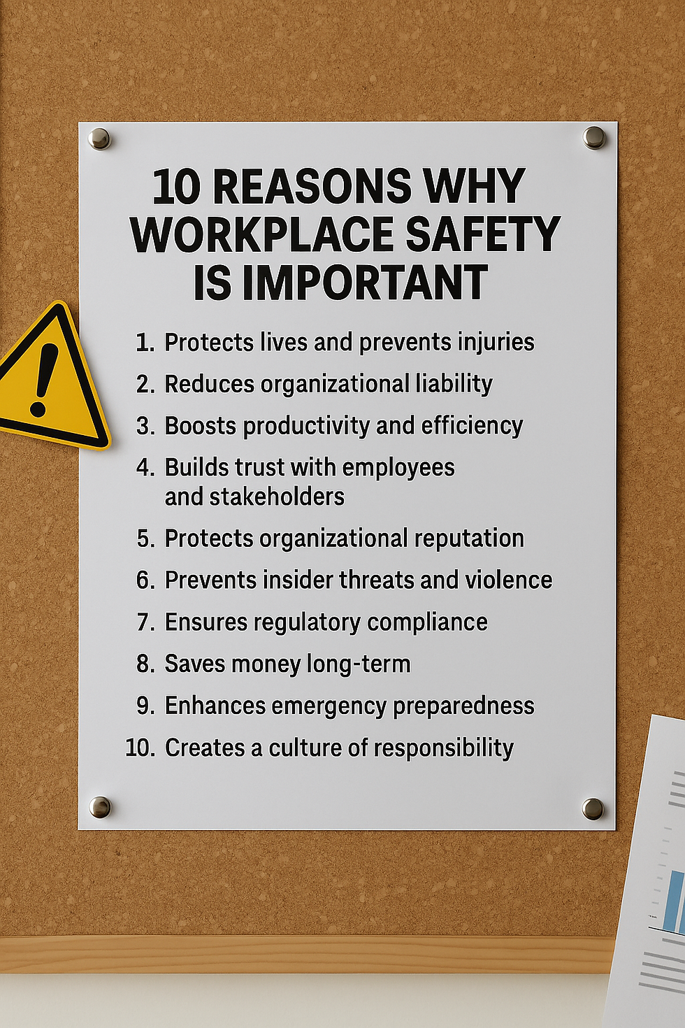 Discover the 10 key reasons why workplace safety is important for businesses, schools, and organizations.