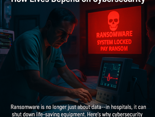 Ransomware in Healthcare: How Lives Depend on Cybersecurity