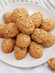 Greek Melomakarona (Honey Walnut Cookies)