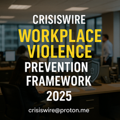 CrisisWire Workplace Violence Prevention Framework — 2025