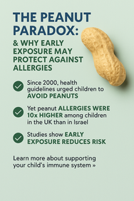 The Peanut Paradox Why Early Exposure May Protect Against Allergies