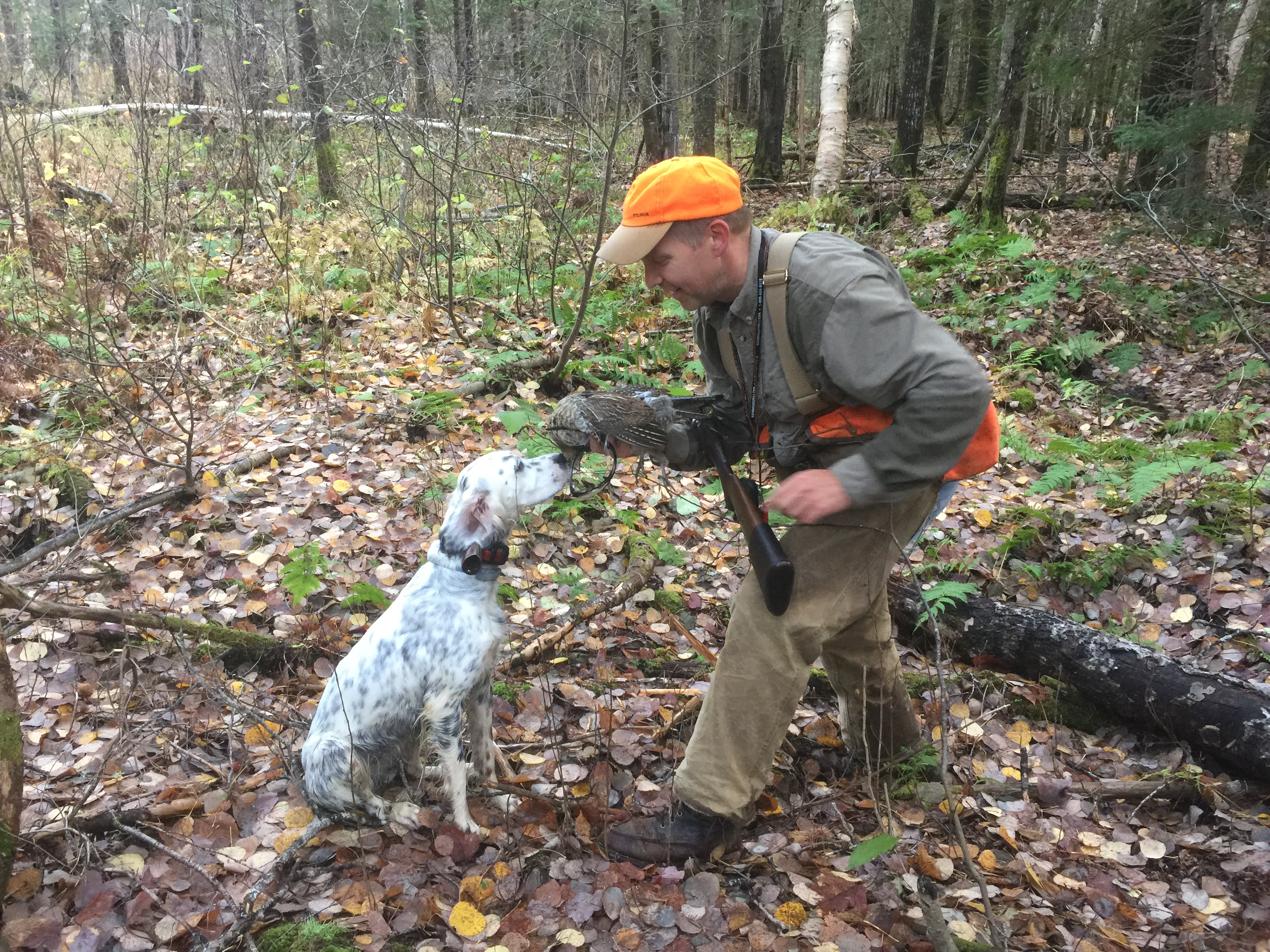 Dan and Indie in Maine