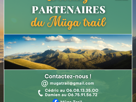 📢 Devenez partenaires du Müga Trail !