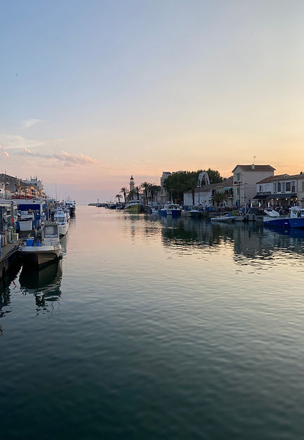 Coucher de soleil au Grau du Roi