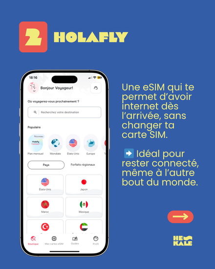 Holafly : une esim pour avoir internet partout