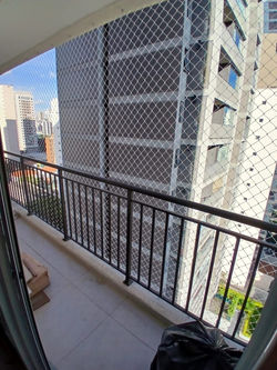 Instalação de tela de proteção