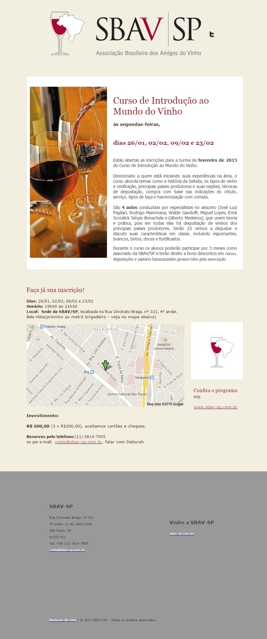 Curso de Introdução ao Mundo do Vinho 2