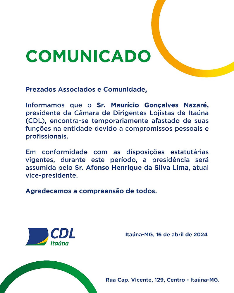 Comunicado
