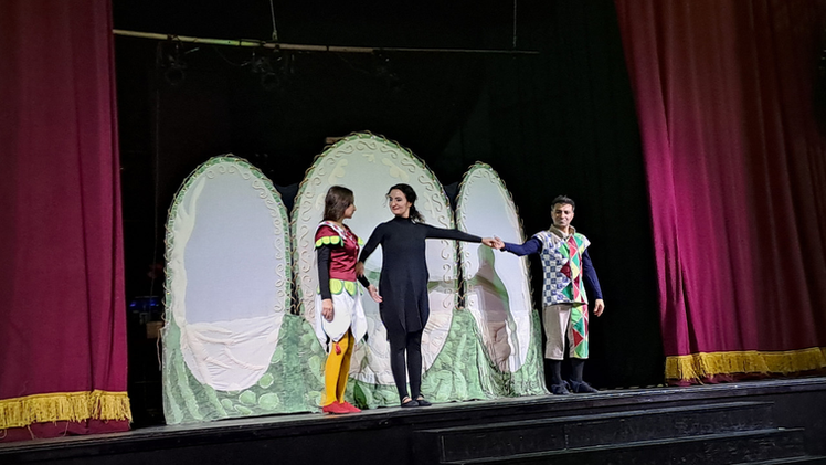 Función del Teatro Nacional de Marionetas de Armenia en el Centro Armenio
