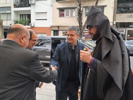 Jorge Macri en el Centro Armenio