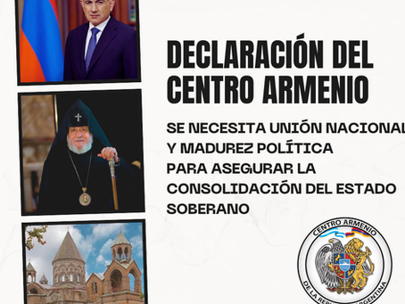 Declaración del Centro Armenio