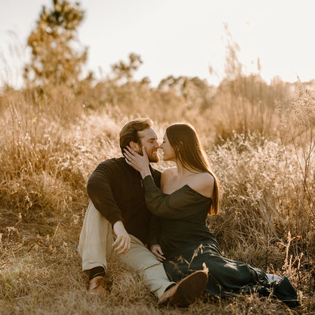 Golden Hour at Lake Louisa State Park | Orlando, FL Engagement Photoshoot