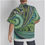 Thumbnail: All-Over Print Men's Hawaiian Shirt With Button Closure
