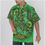 Thumbnail: All-Over Print Men's Hawaiian Shirt With Button Closure