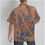Thumbnail: All-Over Print Men's Hawaiian Shirt With Button Closure