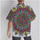 Thumbnail: All-Over Print Men's Hawaiian Shirt With Button Closure