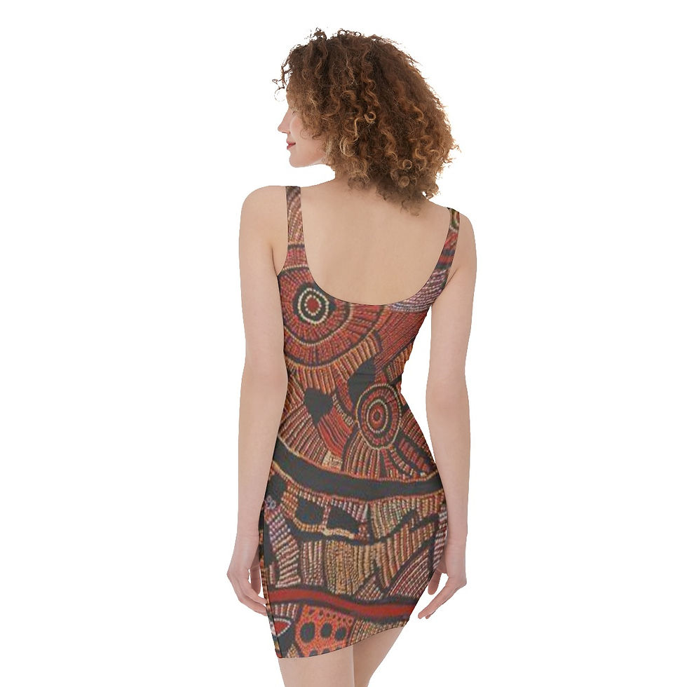Thumbnail: All-Over Print Women's Bodycon Dress