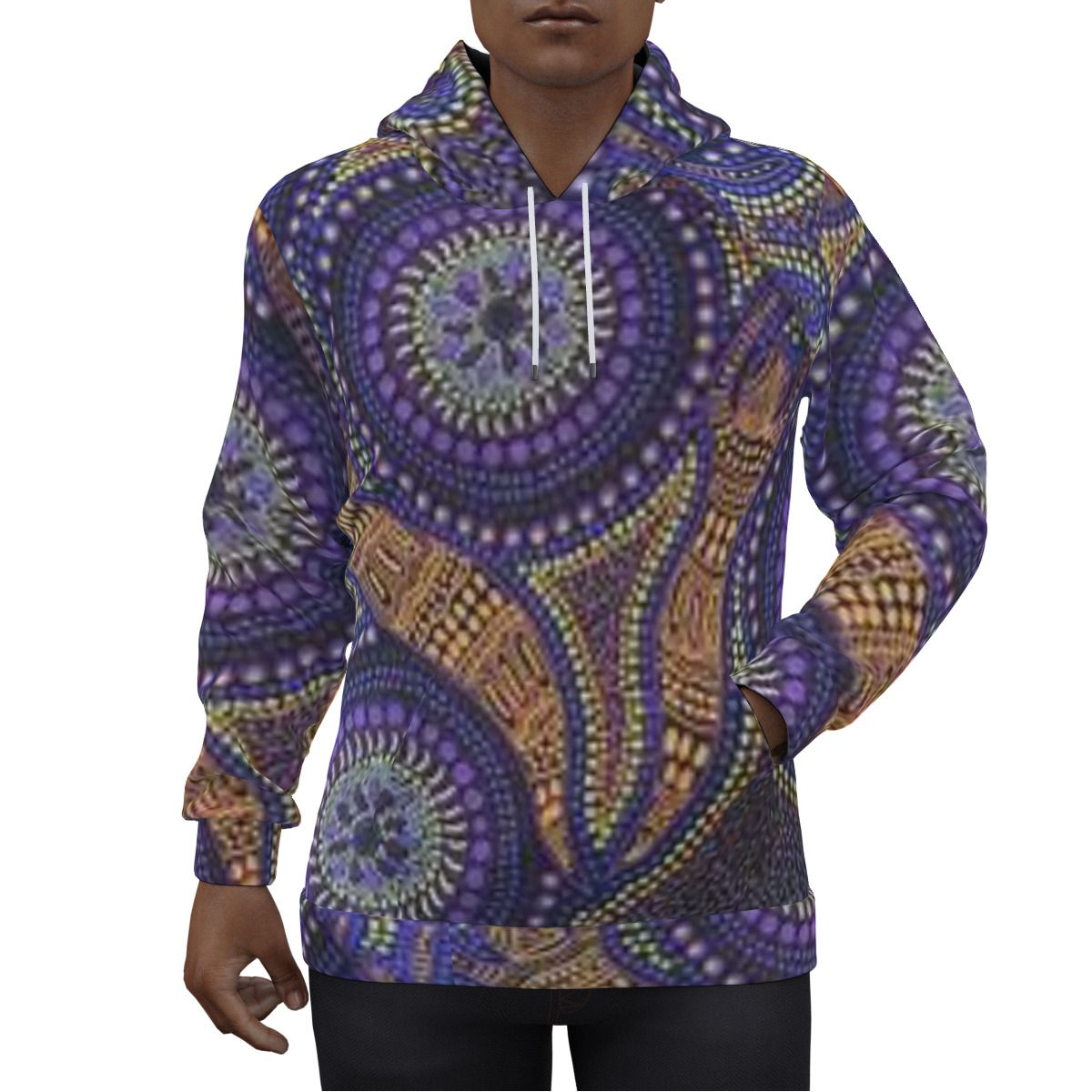 All-Over Print Men's Pullover Hoodie
